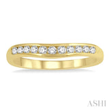 .25CT RD DM 'V' BAND YG 14K@11-H*