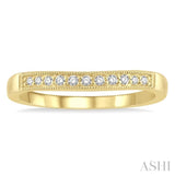 .10CTRDDM 'V' BAND-MILLG YG 14K@11-H*