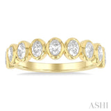 .90CTOVDM NORTH-SOUTH OVAL BAND YG14K-G*