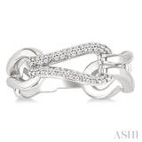 .10CTRDDM BOLD KNOT OPEN LINK RG SL-S*