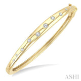 .50CTRDDM MOSAIC BANGLE YG 10K-G*