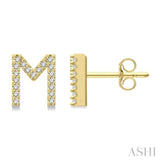 .12CTRDDM 'M' INITIAL ER 7.0MM YG 10K-S*