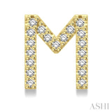 .12CTRDDM 'M' INITIAL ER 7.0MM YG 10K-S*