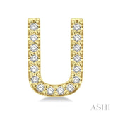 .10CTRDDM 'U' INITIAL ER 7.0MM YG 10K-S*