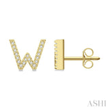 .12CTRDDM 'W' INITIAL ER 7.0MM YG 10K-S*