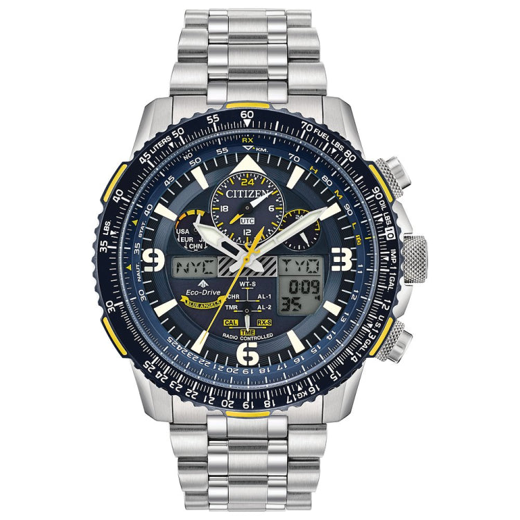 Citizen Blue Angels Promaster Eco Skyhawk Mens Stainless Steel 