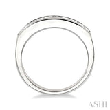 Channel Set Diamond Wedding Band