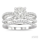 Lovebright Diamond Wedding Set