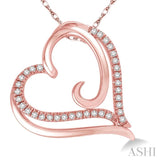 Heart Shape Diamond Fashion Pendant