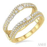 Baguette Diamond Insert Ring