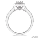 Fusion Diamond Engagement Ring