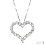 Heart Shape Diamond Pendant