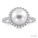 Pearl & Diamond Ring