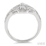 Silver Diamond Fashion Ring