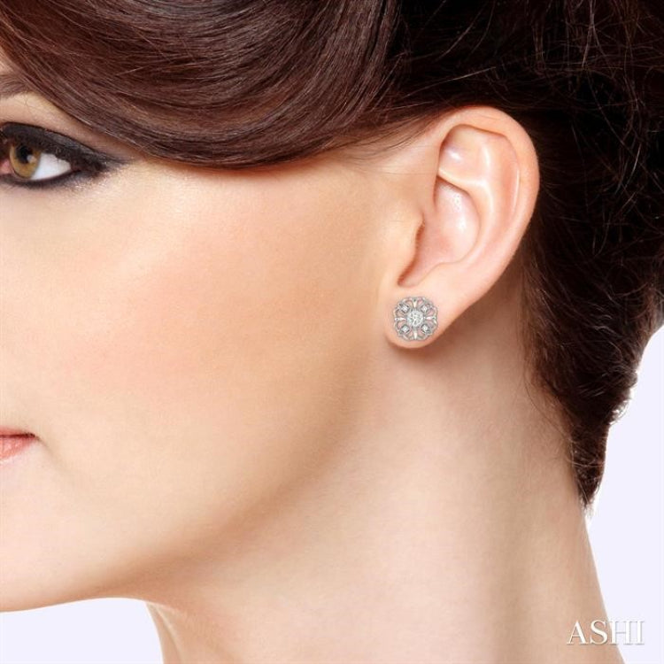 Flower Lovebright Diamond Fashion Earrings
