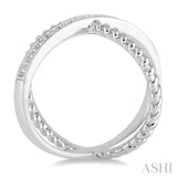 Silver Diamond Fashion Ring