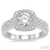 Semi-Mount Diamond Engagement Ring