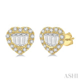 Heart Shape Fusion Diamond Fashion Earrings