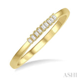 Stackable Petite Baguette Diamond Fashion Ring