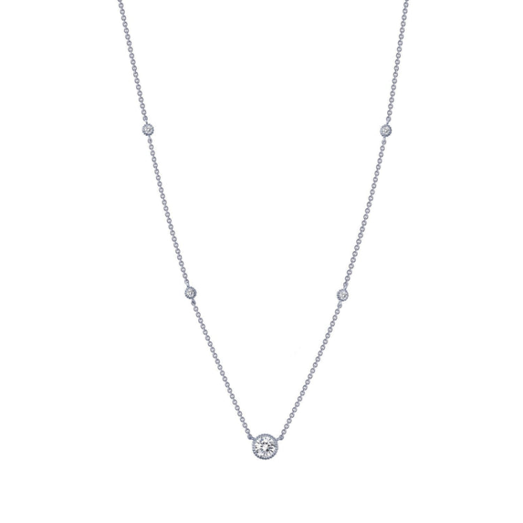 0.78 Ctw Station Necklace