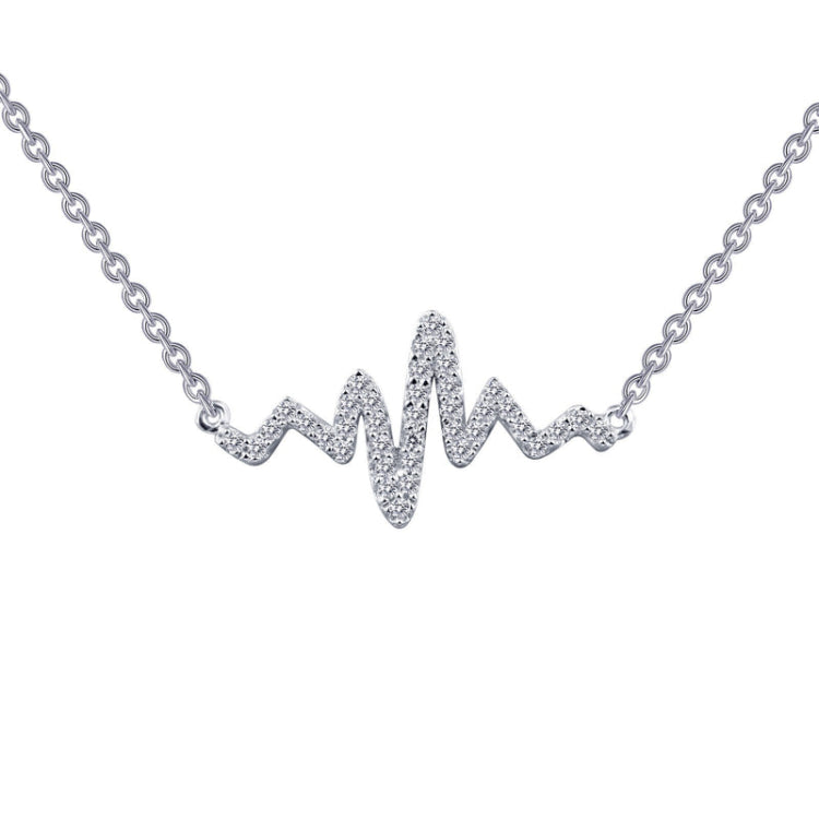0.39 Ctw Heartbeat Necklace