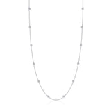 0.73 Ctw Station Necklace