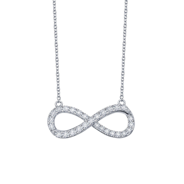 0.48 Ctw Infinity Necklace