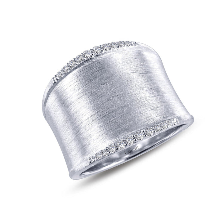 Sleek Wide Band Cuff Ring