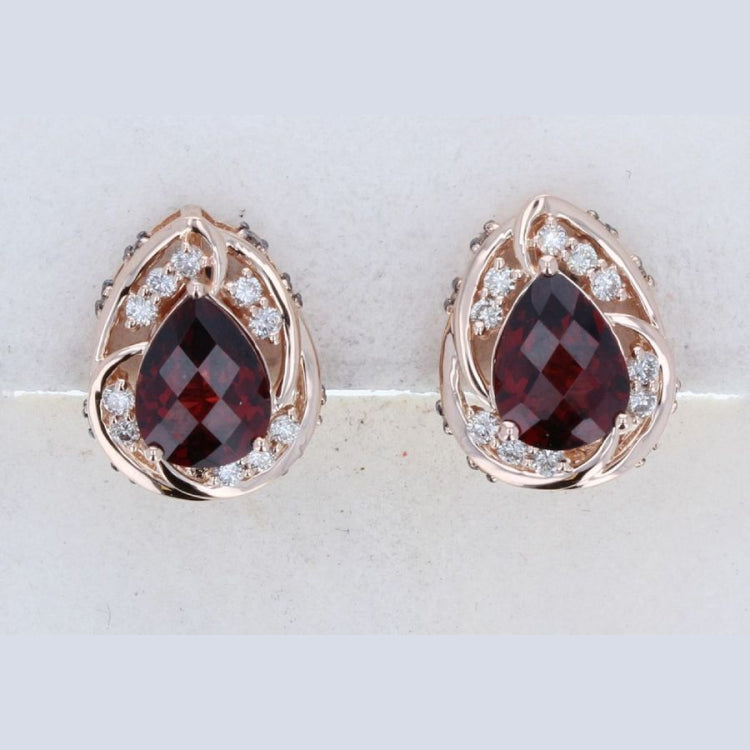 Levian hot sale garnet earrings