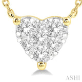 Heart Shape Lovebright Essential Diamond Necklace