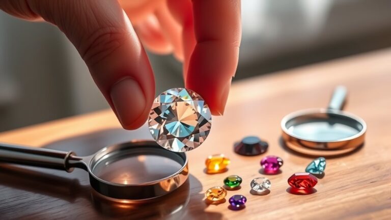 authenticity check for gemstones
