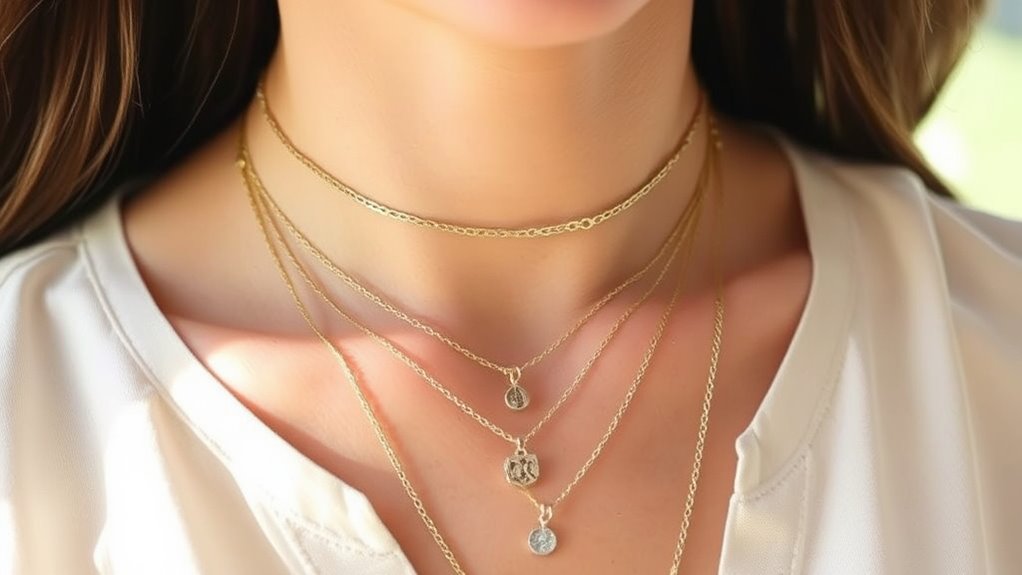 balanced layered necklace styles
