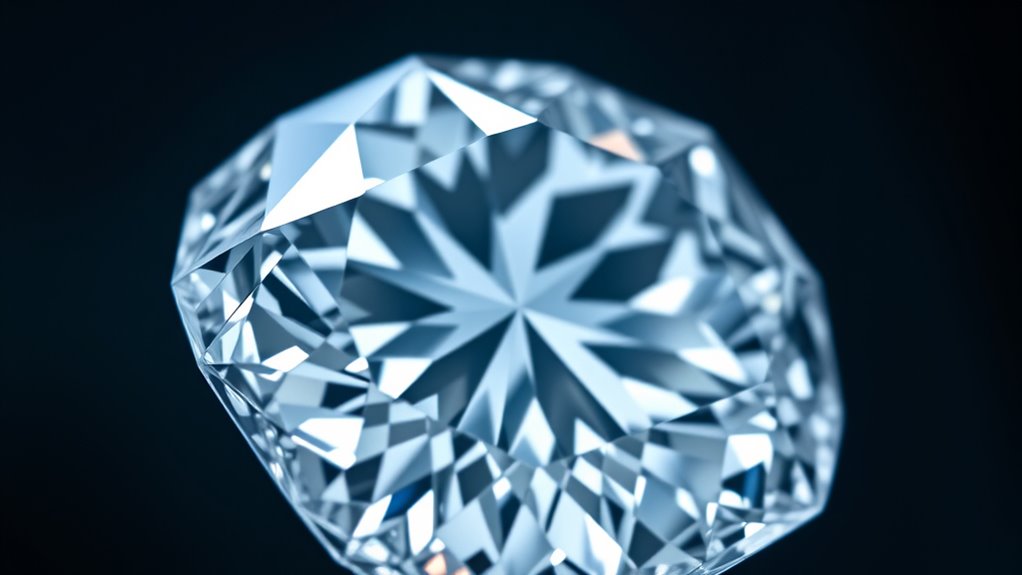 carbon atoms form diamonds