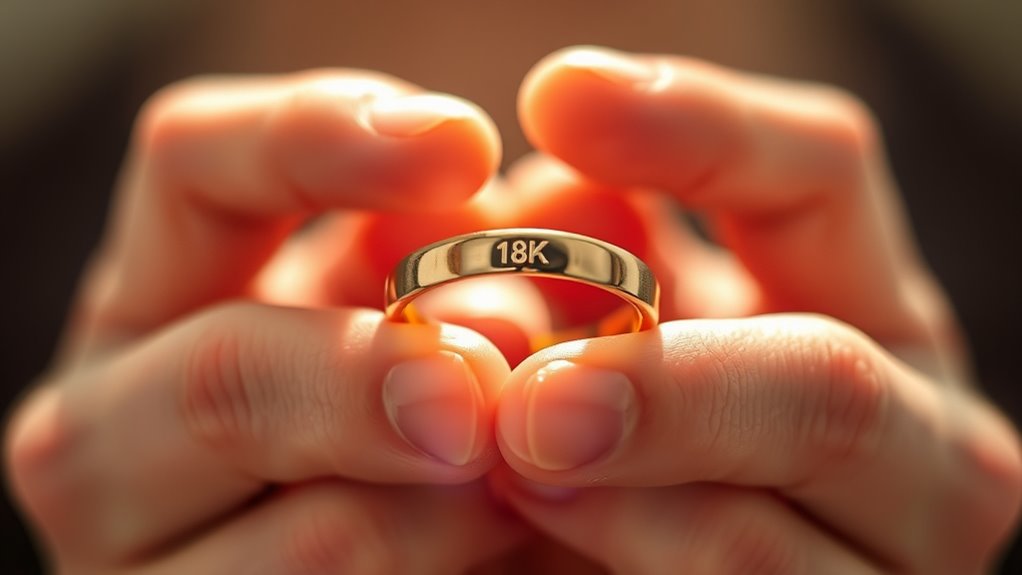 check gold purity markings