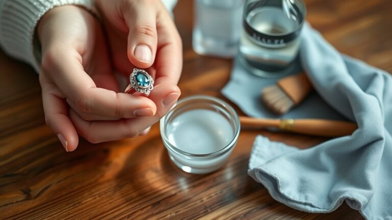 clean silver rings easily