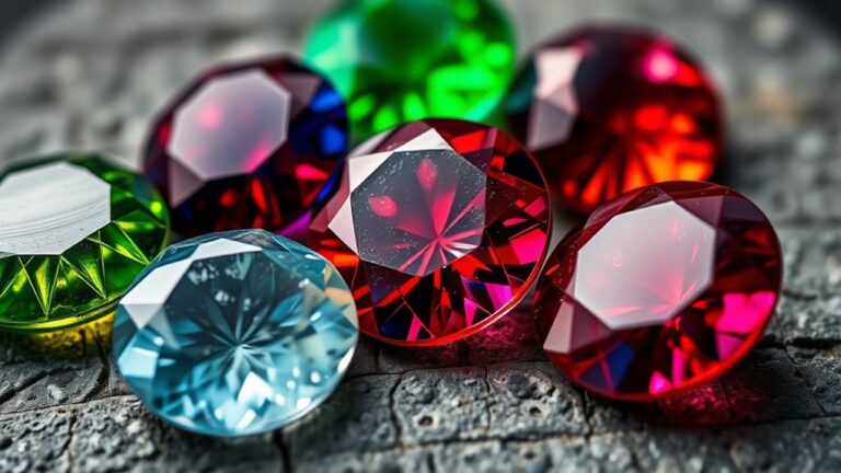 composition of mineral crystals