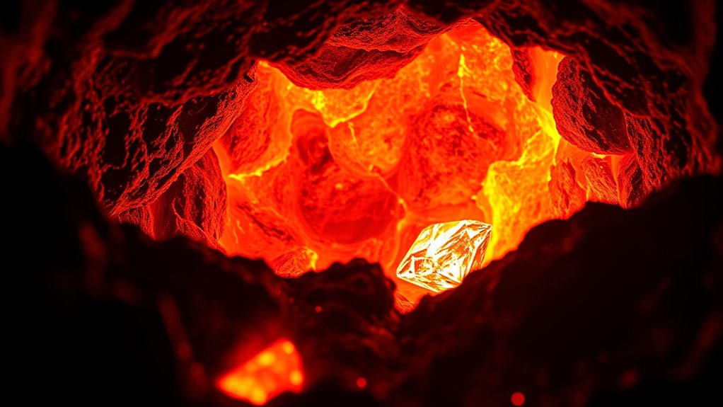 deep earth carbon pressure