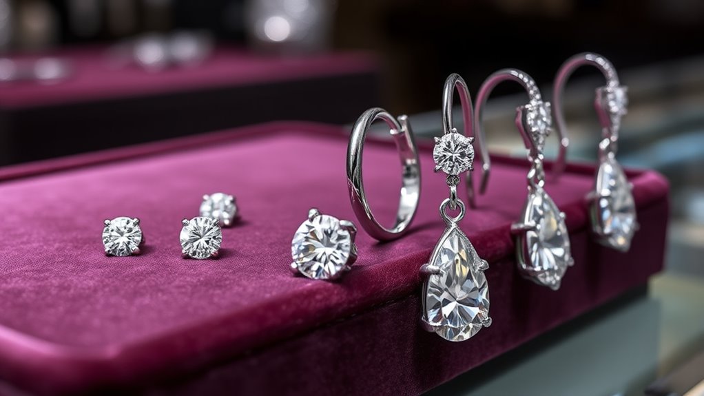 diamond earrings price ranges
