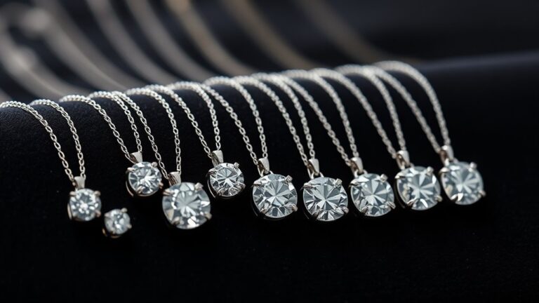 diamond necklace price ranges