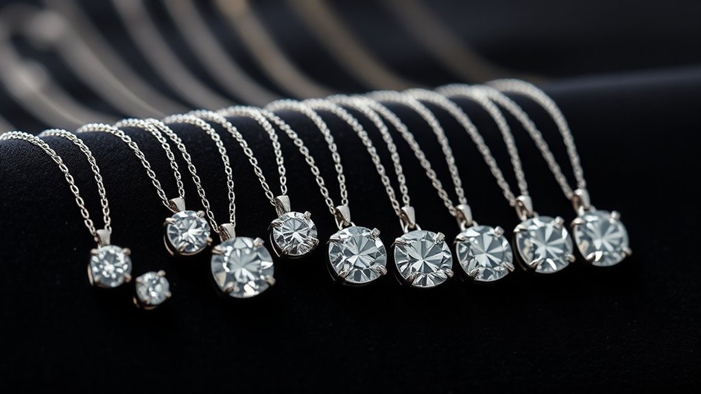 diamond necklace price ranges