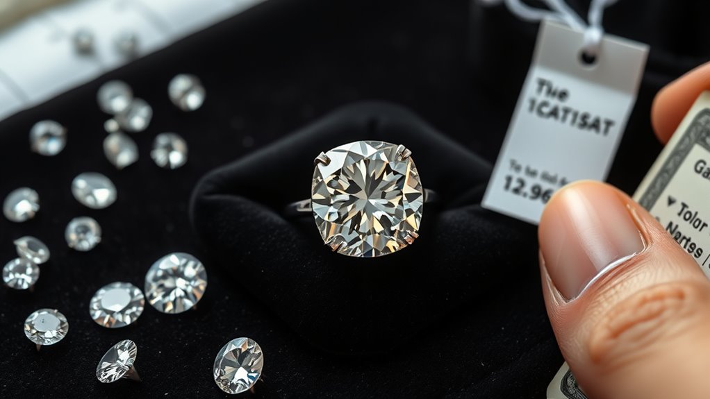 diamond ring cost factors