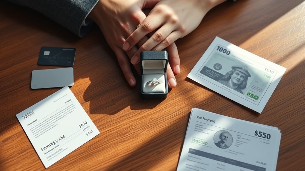 engagement ring payment dynamics