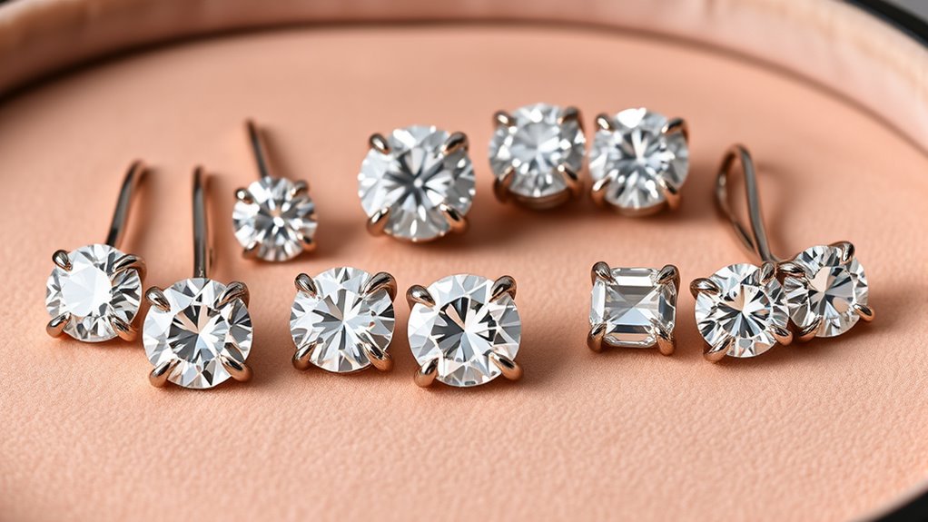 evaluate diamond earrings effectively