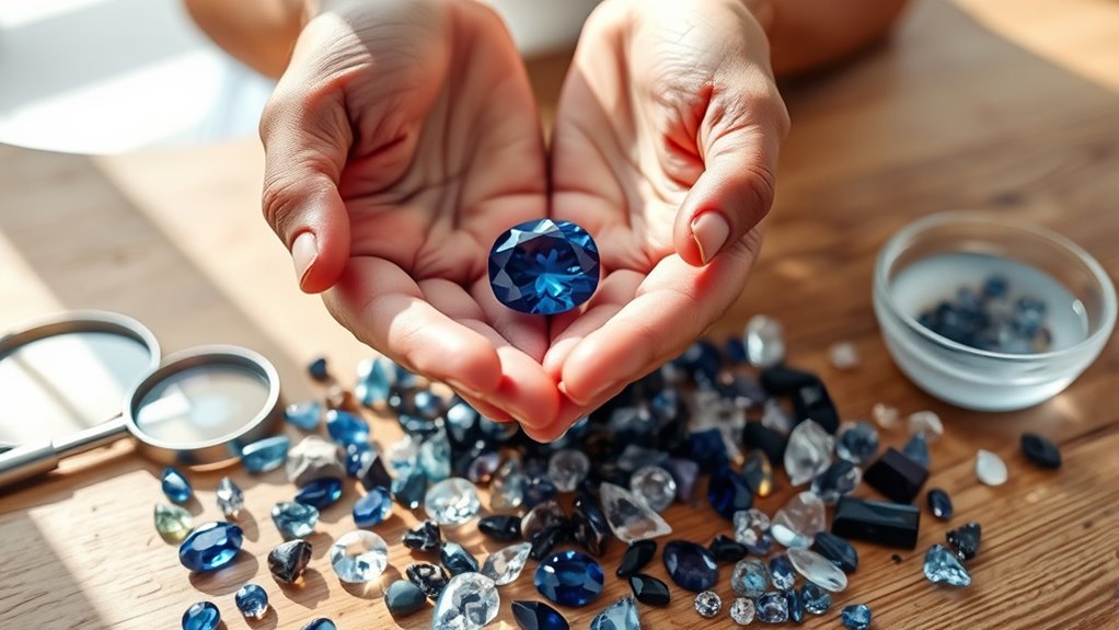 identify gemstones before cleaning
