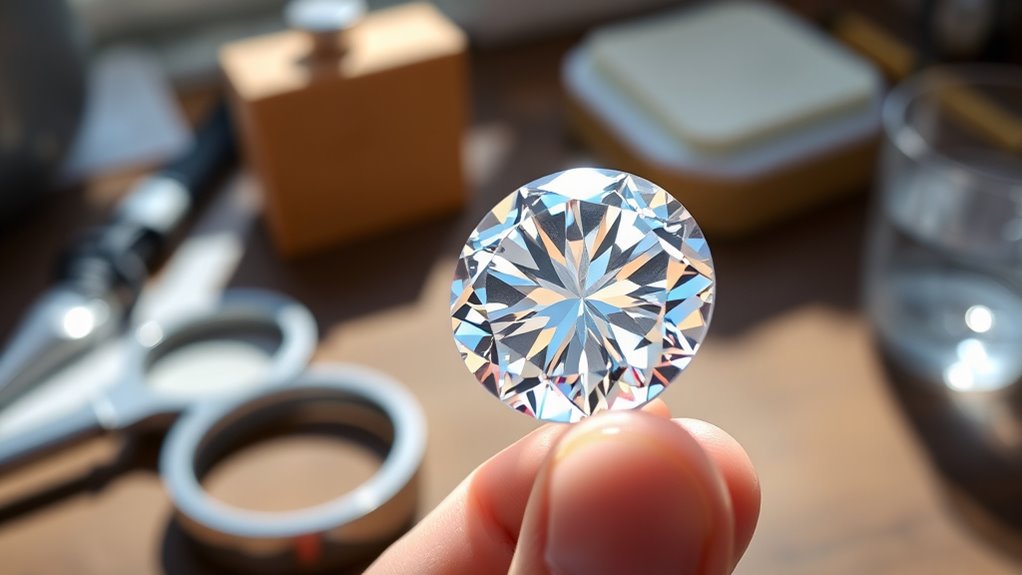identify real diamond signs