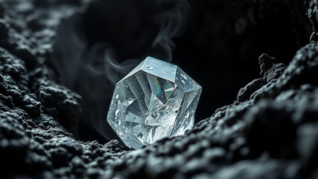 natural carbon under pressure