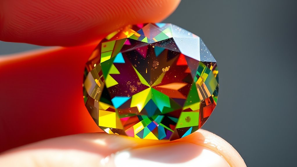 natural gemstone color clarity
