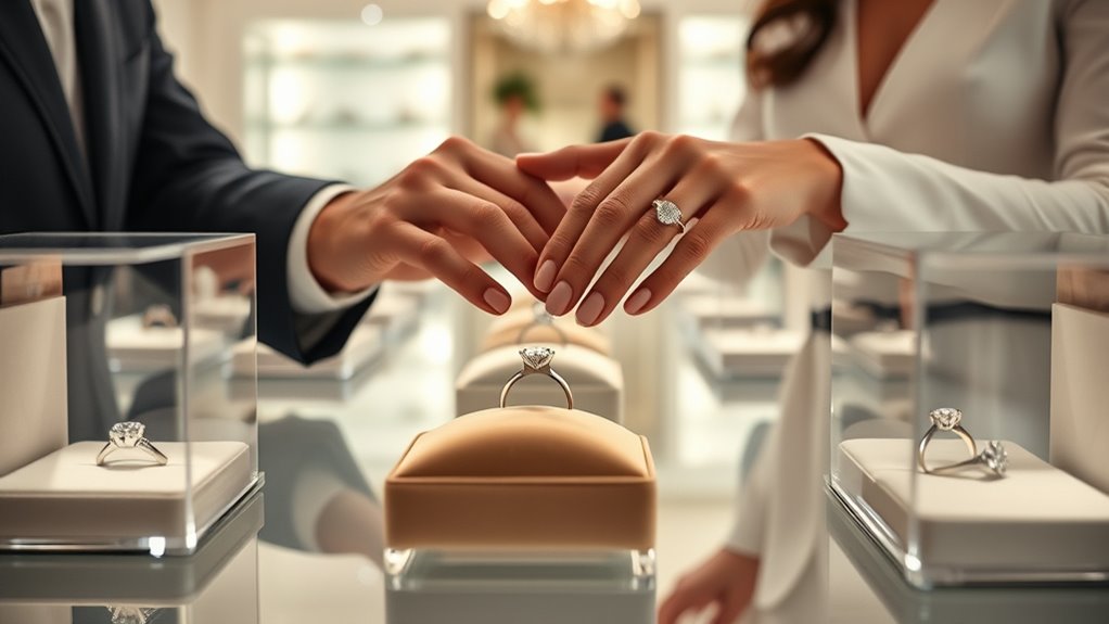 personalized durable unique engagement rings
