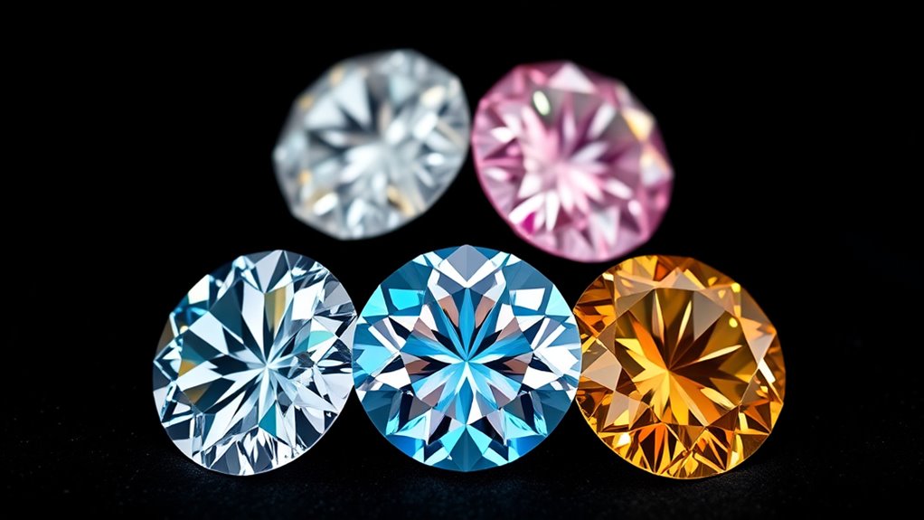ranking ideal diamond hues