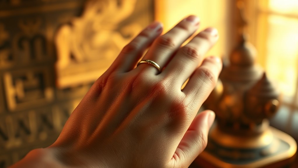 right hand rings symbolize commitment